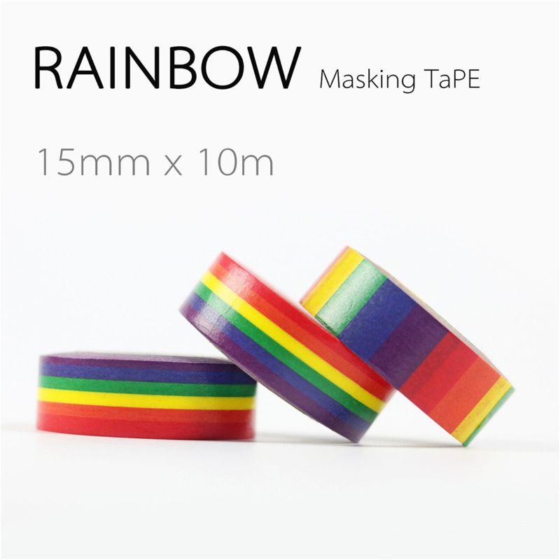 Rainbow Washi Tape School Supply Rainbow Washi Tape School Supply