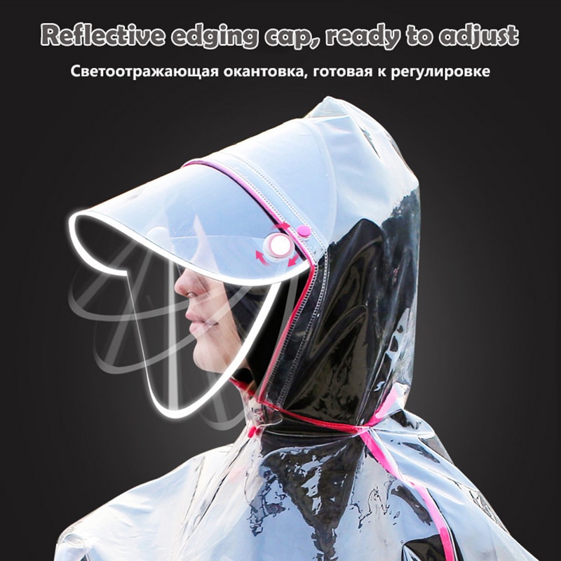 Raincoat For Bikers Transparent Rain Gear Raincoat For Bikers Transparent Rain Gear