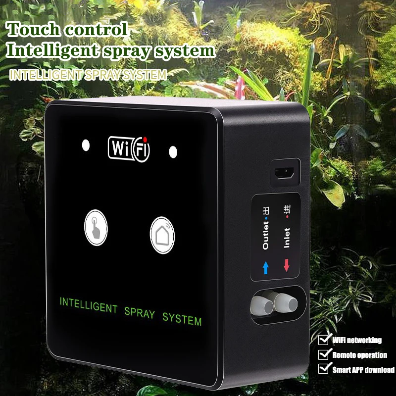 Rainforest Sprayer WiFi Control Automatic Mist Rainforest Timing Spray System Kit Irrigation Timer Reptile Sprayer Rainforest Sprayer WiFi Control Automatic Mist Rainforest Timing Spray System Kit Irrigation Timer Reptile Sprayer