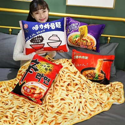 Ramen Blanket Transformable Pillow Ramen Blanket Transformable Pillow