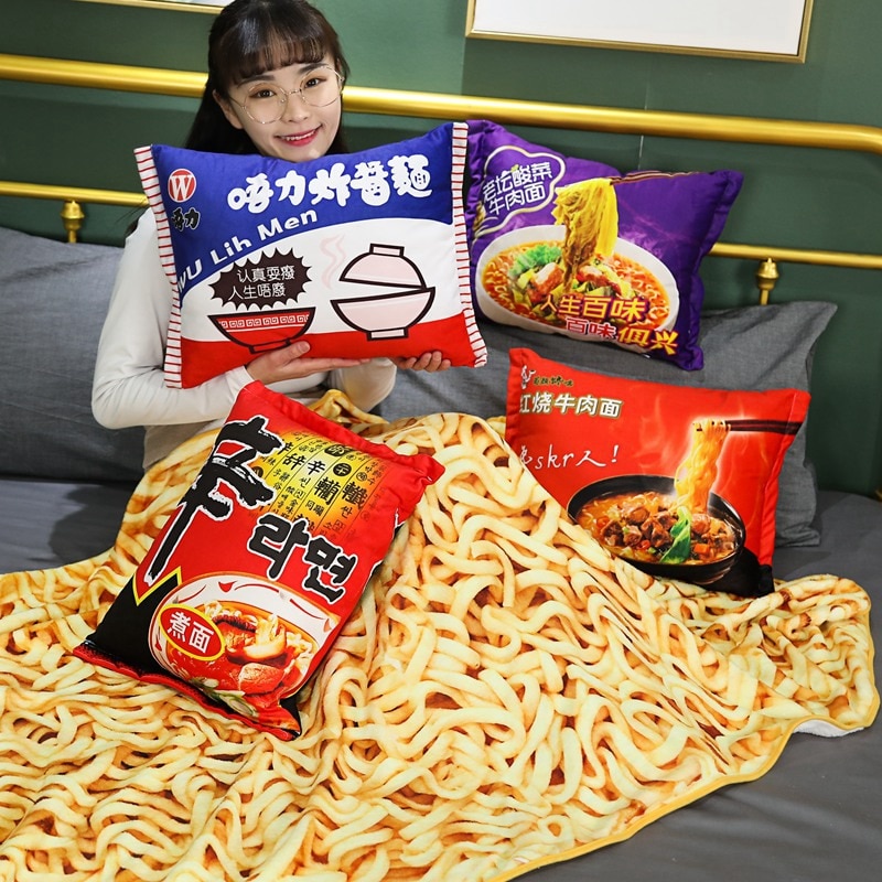 Ramen Blanket Transformable Pillow Ramen Blanket Transformable Pillow