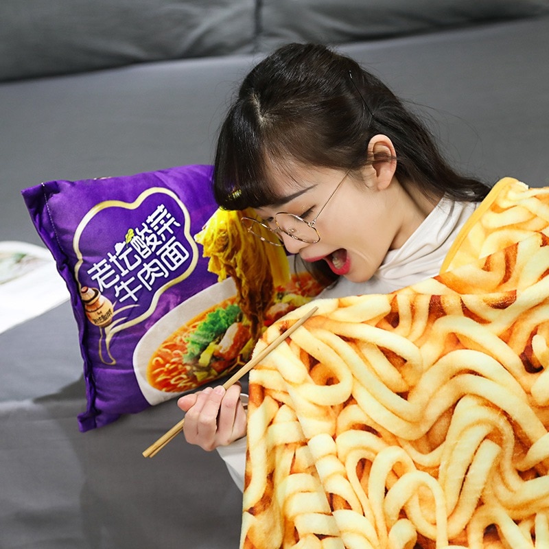 Ramen Blanket Transformable Pillow Ramen Blanket Transformable Pillow