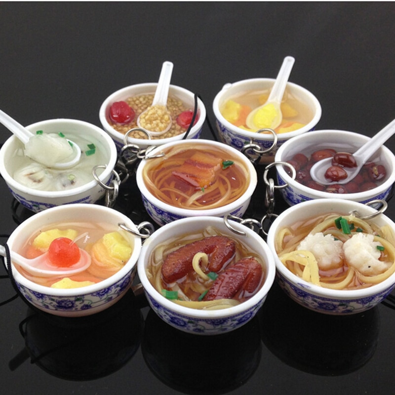 Ramen Keychain Mini PVC Accessory Ramen Keychain Mini PVC Accessory