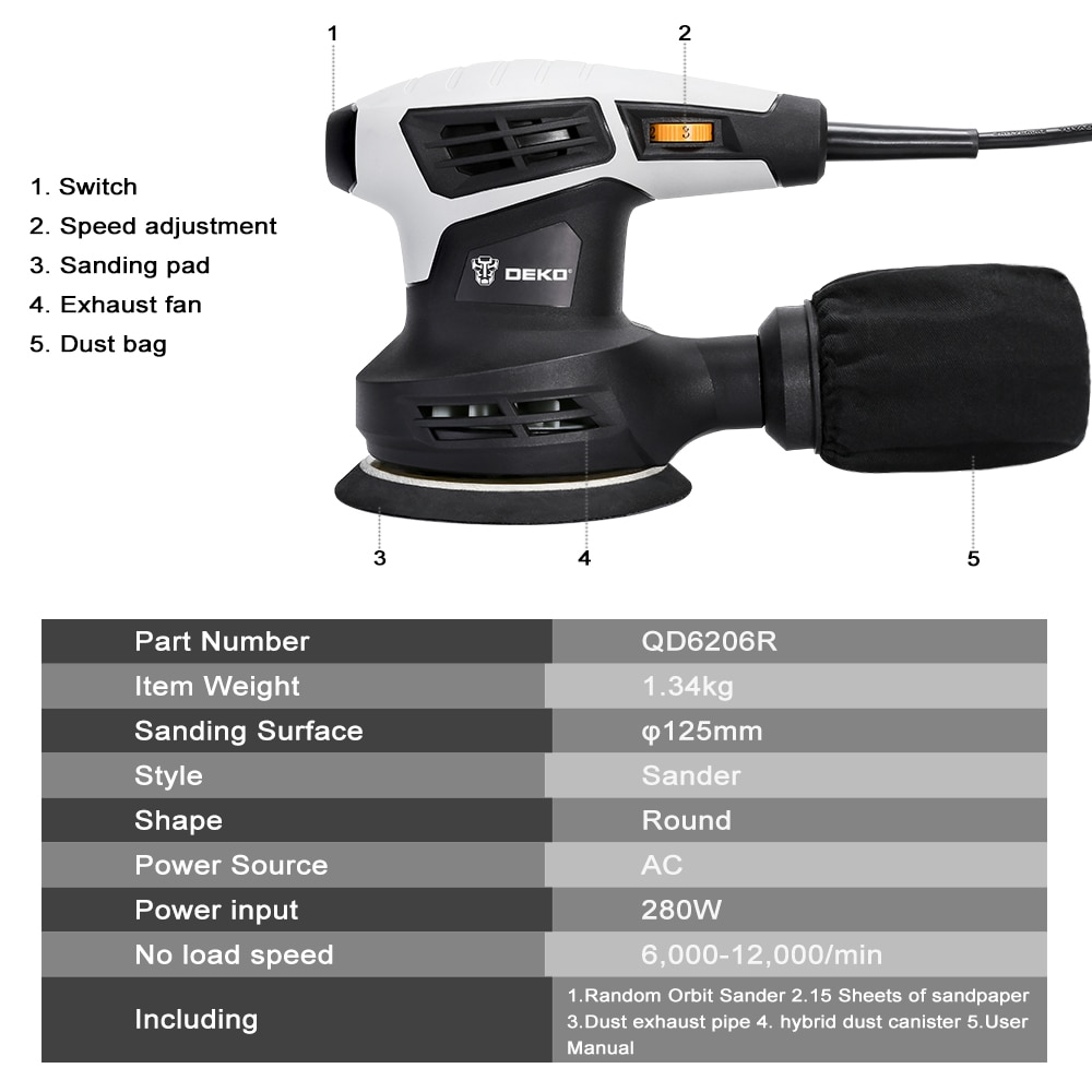 Random Orbital Sander Handheld Polisher Random Orbital Sander Handheld Polisher