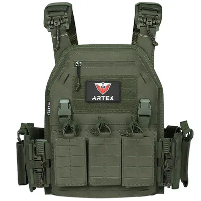 Ranger Green Plate Carrier Tactico Vest With Quick Release Security Molle Chaleco Tactico Bandolier Laser Cut Vest Ranger Green Plate Carrier Tactico Vest With Quick Release Security Molle Chaleco Tactico Bandolier Laser Cut Vest