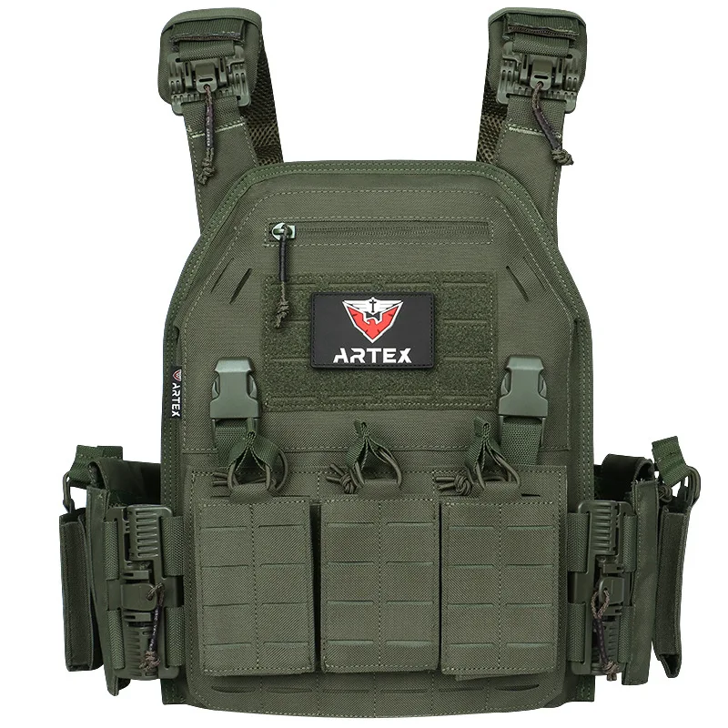 Ranger Green Plate Carrier Tactico Vest With Quick Release Security Molle Chaleco Tactico Bandolier Laser Cut Vest Ranger Green Plate Carrier Tactico Vest With Quick Release Security Molle Chaleco Tactico Bandolier Laser Cut Vest