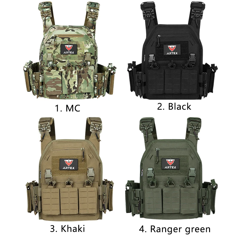 Ranger Green Plate Carrier Tactico Vest With Quick Release Security Molle Chaleco Tactico Bandolier Laser Cut Vest Ranger Green Plate Carrier Tactico Vest With Quick Release Security Molle Chaleco Tactico Bandolier Laser Cut Vest