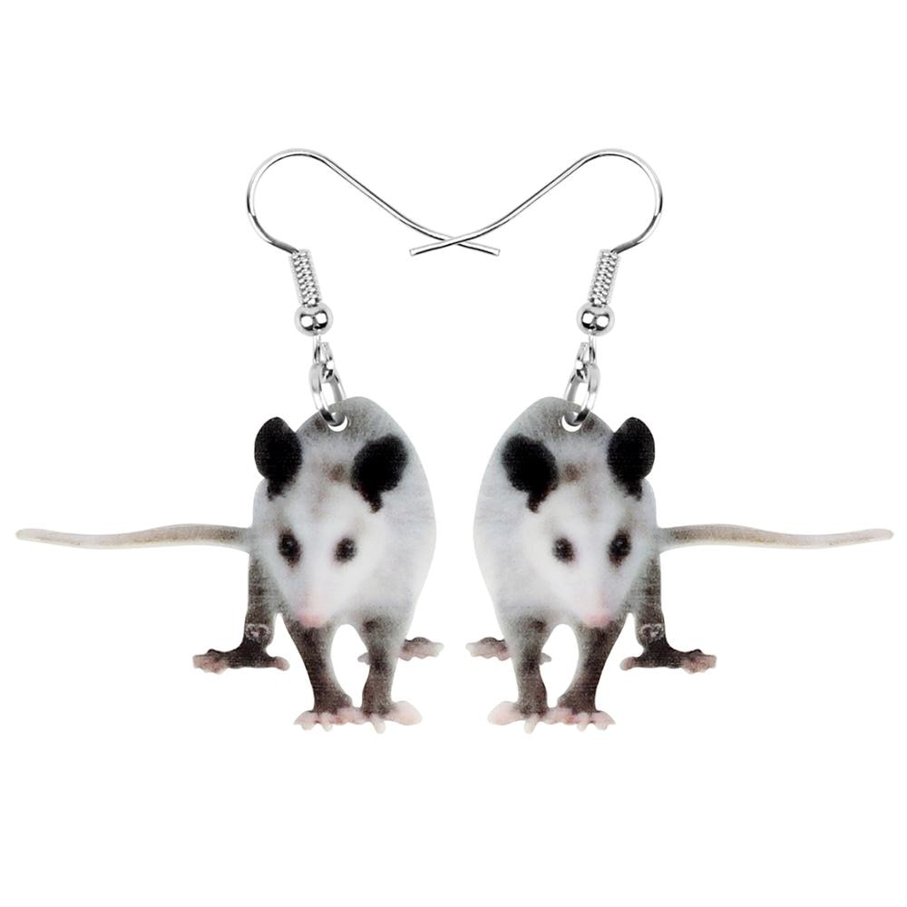 Rat Earrings Realistic Dangling Earrings Rat Earrings Realistic Dangling Earrings
