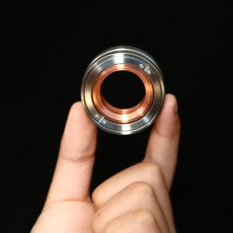 Ratchet Wheel Fidget Ring Fidget Slider Adult EDC Metal Fidget Toys ADHD Hand Spinner Stress Relief Toys Office Toy