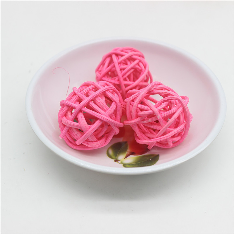 Rattan Balls Decor Home Ornament (25Pcs) Rattan Balls Decor Home Ornament (25Pcs)