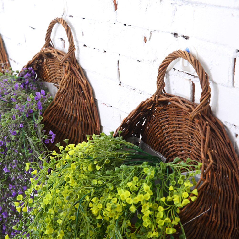 Rattan Plant Hanger Wall Decor