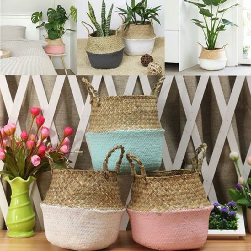 Rattan Storage Basket Home Decor