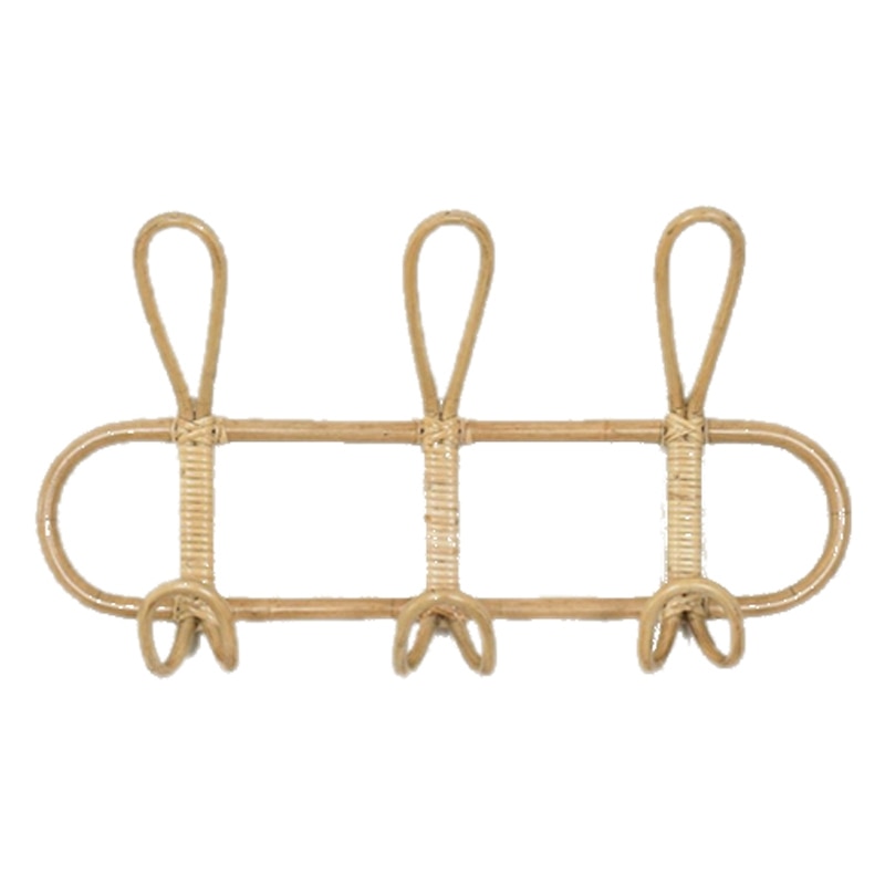 Rattan Wall Hooks Hanger Organizer Rattan Wall Hooks Hanger Organizer