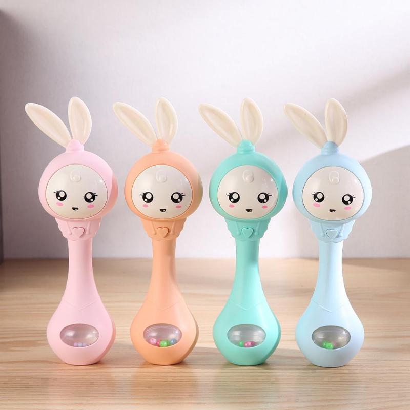 Rattle Teether with Flashing Lights and Music Rattle Teether with Flashing Lights and Music
