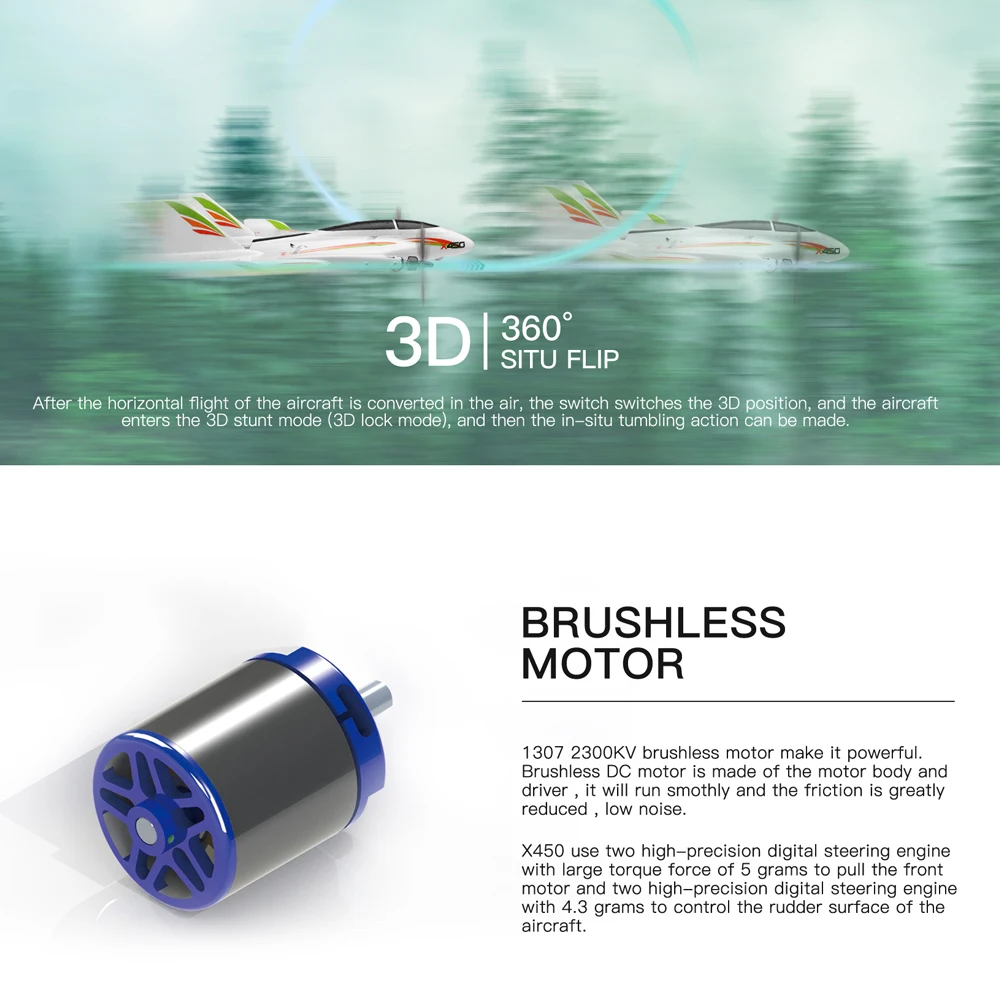 RC Airplane Wltoys XKS X450 Remote Contorl 3D 6G 6CH Fixed Wing LED Vertical Takeoff RC Aircraft RTF Rc Planes for RC Airplane Wltoys XKS X450 Remote Contorl 3D 6G 6CH Fixed Wing LED Vertical Takeoff RC Aircraft RTF Rc Planes for
