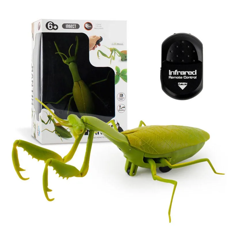 RC Animal Robot Antistress Insect Toys Infrared Simulation Spider Bee fly mantis Electric Toy for Children Prank
