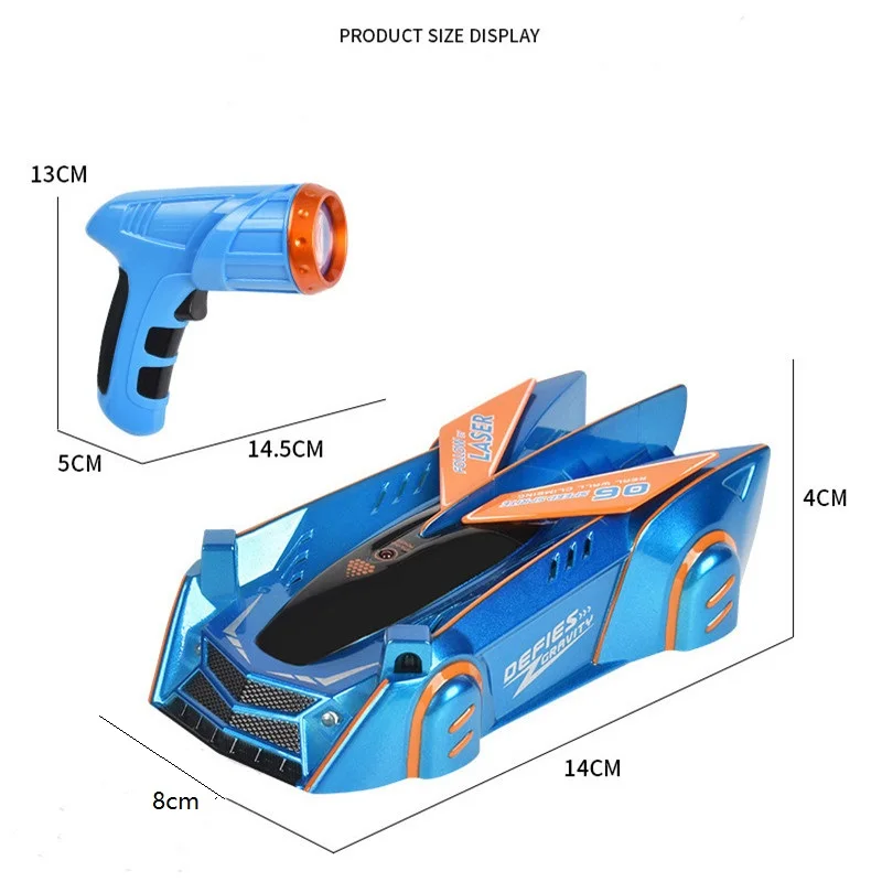 RC Car Infrared Laser Stunt Tracking Wall Ceiling Climbing Light Remote Control Drifting Car Electric Anti-gravity Car
