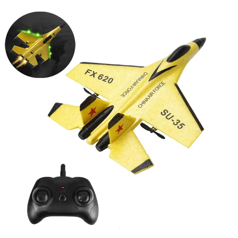 RC Foam Aircraft SU-35 Plane 2.4G Radio Control Glider Remote Control Fighter Plane Glider Airplane Foam Boys Toys for