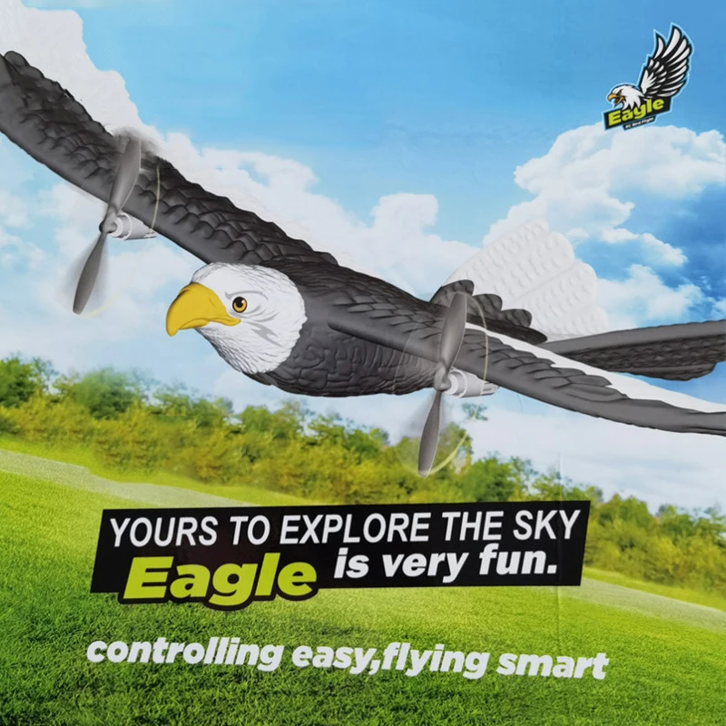 RC Plane Wingspan Eagle Aircraft Fighter 2.4G Radio Control Remote Control Hobby Glider Airplane Foam Boys Toys for RC Plane Wingspan Eagle Aircraft Fighter 2.4G Radio Control Remote Control Hobby Glider Airplane Foam Boys Toys for