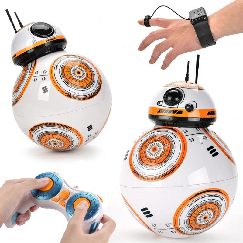 RC Robot 2.4G Radio Remote Control With Sound Watch Gesture Induction Sensor Intelligent Robot Car Model Kid Electronic