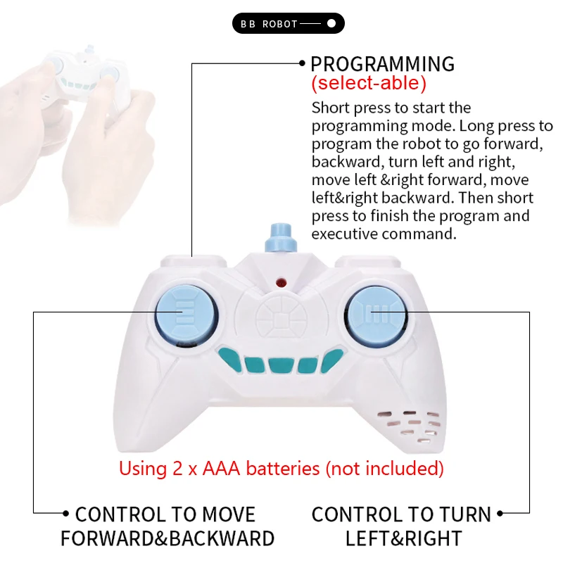 RC Robot 2.4G Radio Remote Control With Sound Watch Gesture Induction Sensor Intelligent Robot Car Model Kid Electronic