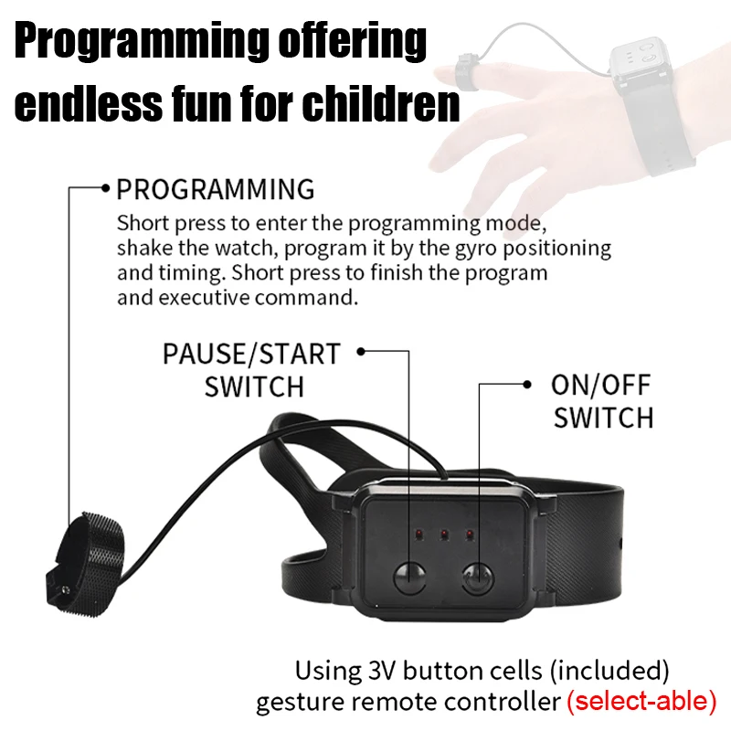 RC Robot 2.4G Radio Remote Control With Sound Watch Gesture Induction Sensor Intelligent Robot Car Model Kid Electronic
