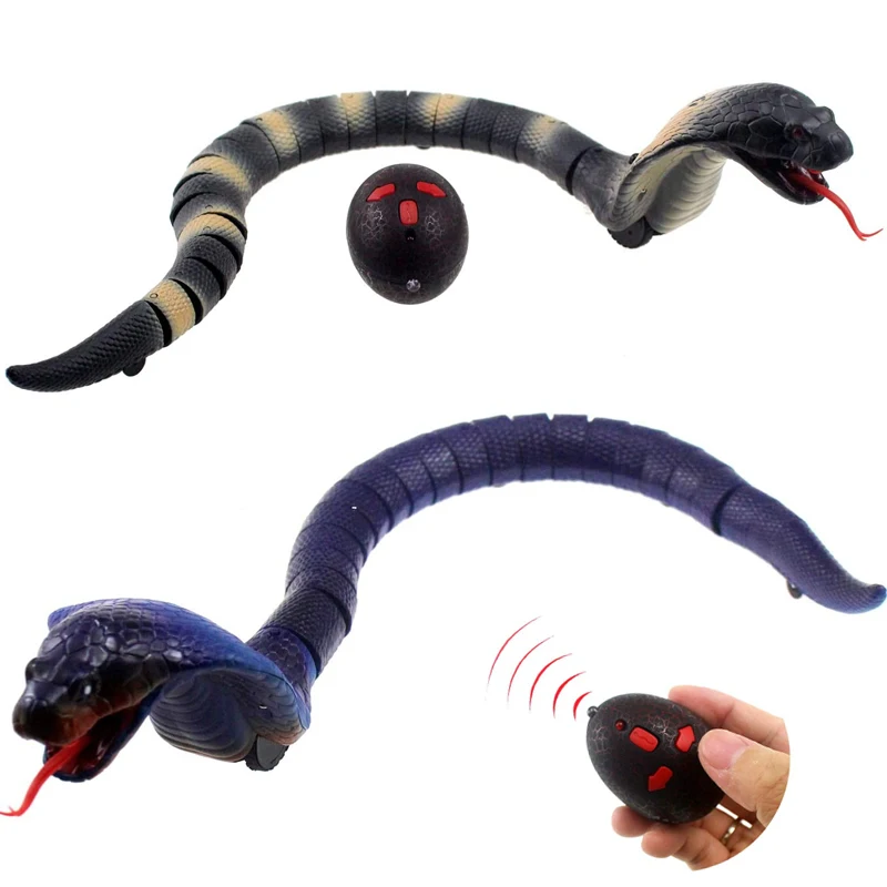 RC Snake Realistic Snake Toys Infrared Receiver Electric Simulated Animal Cobra Viper Toy Joke Trick Mischief For Kids RC Snake Realistic Snake Toys Infrared Receiver Electric Simulated Animal Cobra Viper Toy Joke Trick Mischief For Kids