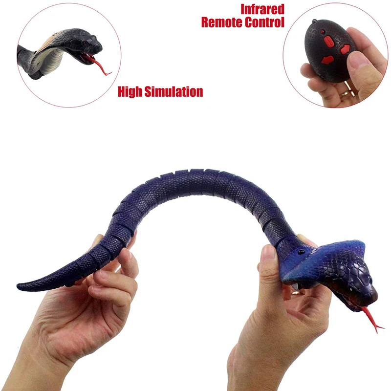RC Snake Realistic Snake Toys Infrared Receiver Electric Simulated Animal Cobra Viper Toy Joke Trick Mischief For Kids RC Snake Realistic Snake Toys Infrared Receiver Electric Simulated Animal Cobra Viper Toy Joke Trick Mischief For Kids