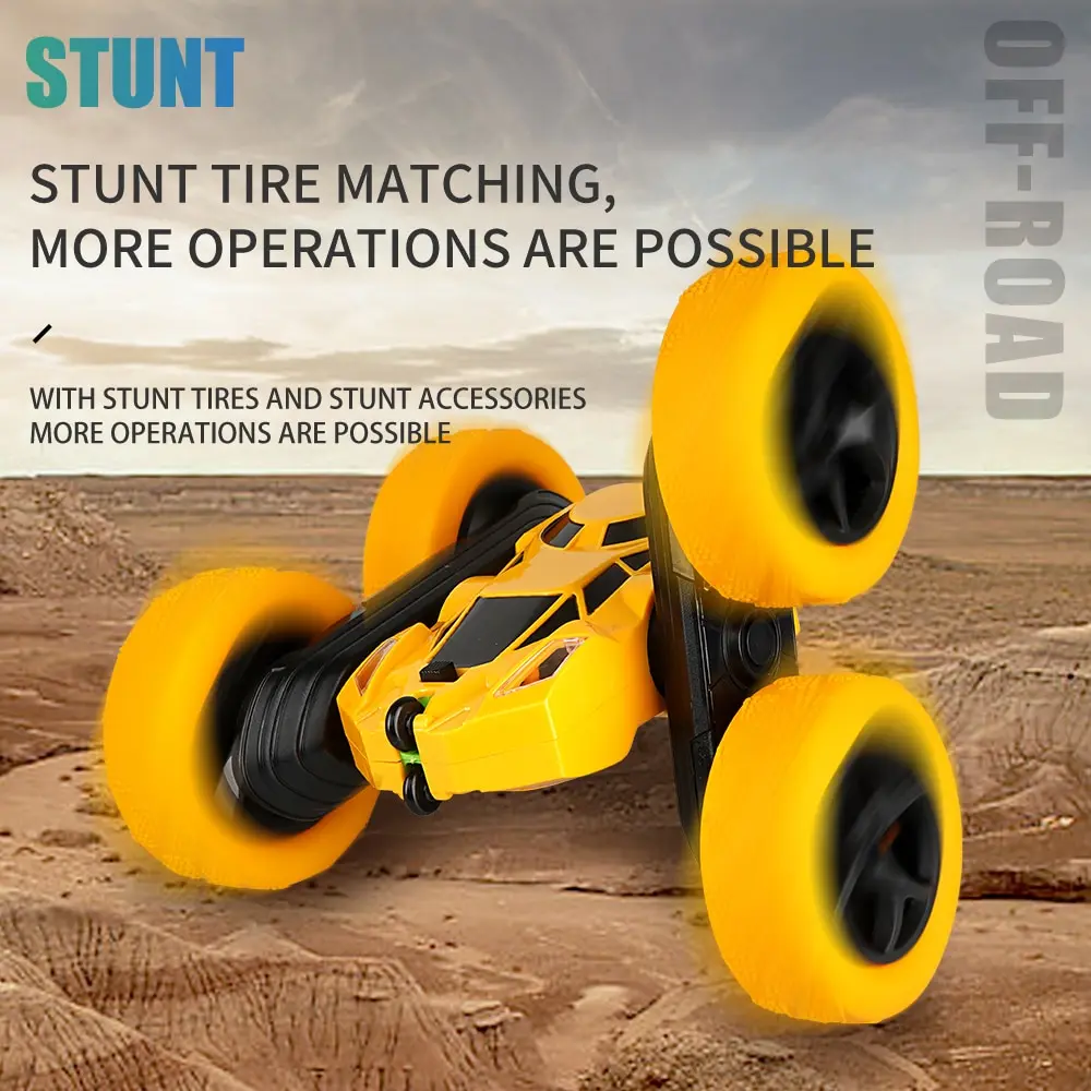 RC Stunt Car Children Double Sided Flip 2.4G Remote Control 360 Deree Rotation Off Road Drift RC Car Gifts For Kids RC Stunt Car Children Double Sided Flip 2.4G Remote Control 360 Deree Rotation Off Road Drift RC Car Gifts For Kids