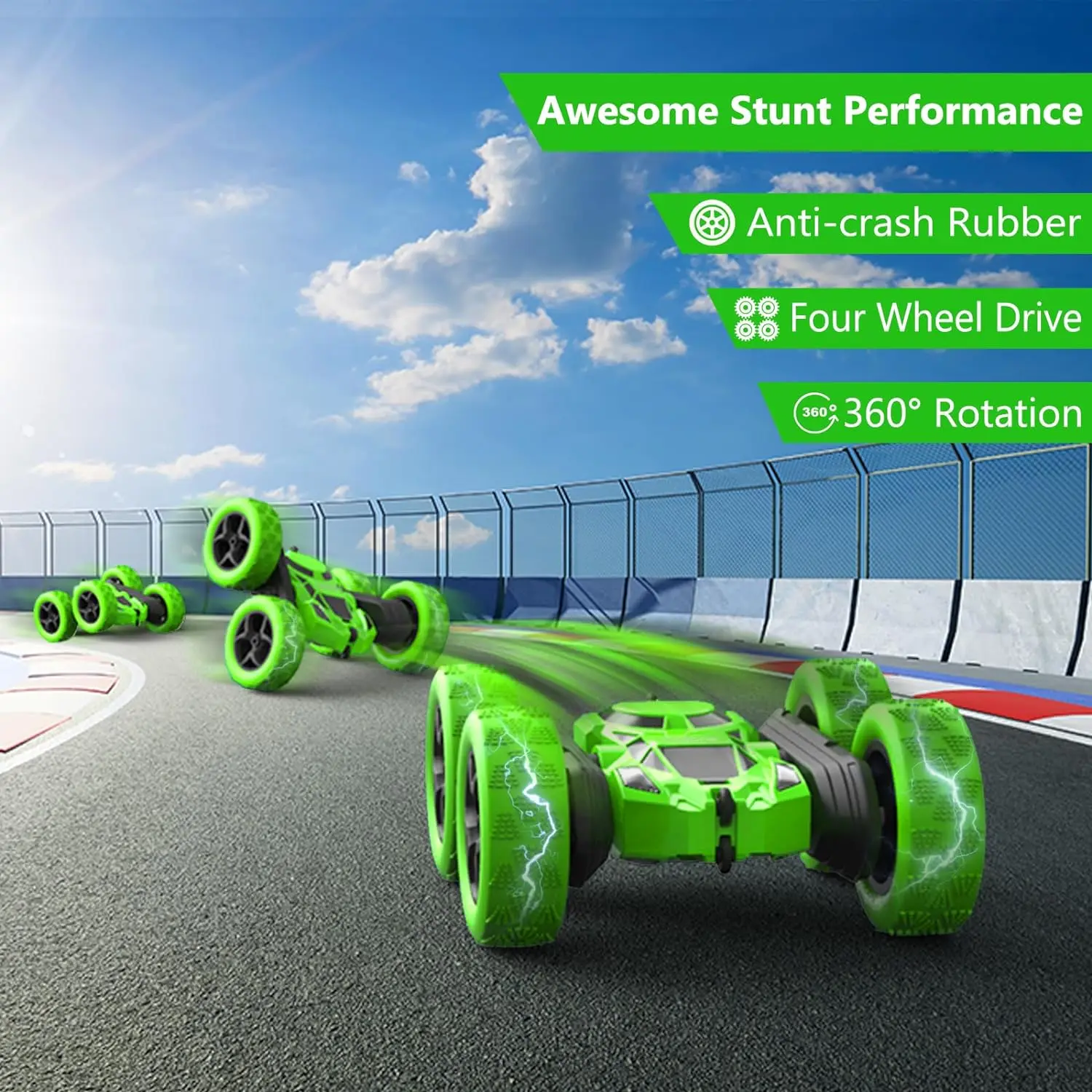 RC Stunt Car Children Double Sided Flip 2.4G Remote Control 360 Deree Rotation Off Road Drift RC Car Gifts For Kids RC Stunt Car Children Double Sided Flip 2.4G Remote Control 360 Deree Rotation Off Road Drift RC Car Gifts For Kids
