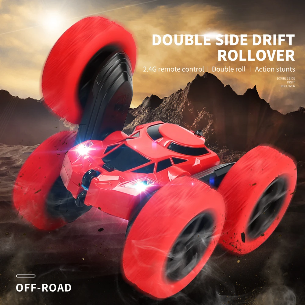 RC Stunt Car Children Double Sided Flip 2.4Ghz Remote Control Car 360 Degree Rotation Off Road Kids Rc Drift Car Toys RC Stunt Car Children Double Sided Flip 2.4Ghz Remote Control Car 360 Degree Rotation Off Road Kids Rc Drift Car Toys