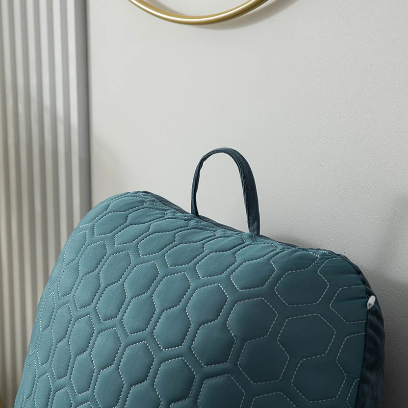 Reading Pillow Standard Bed Pillow, Back Cushion for Sitting Up in Bed with Washable Cover, Chair Arm Pillow with
