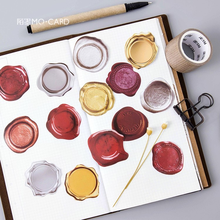 Ready to Use Wax Seal Stickers (45 pcs) Ready to Use Wax Seal Stickers (45 pcs)