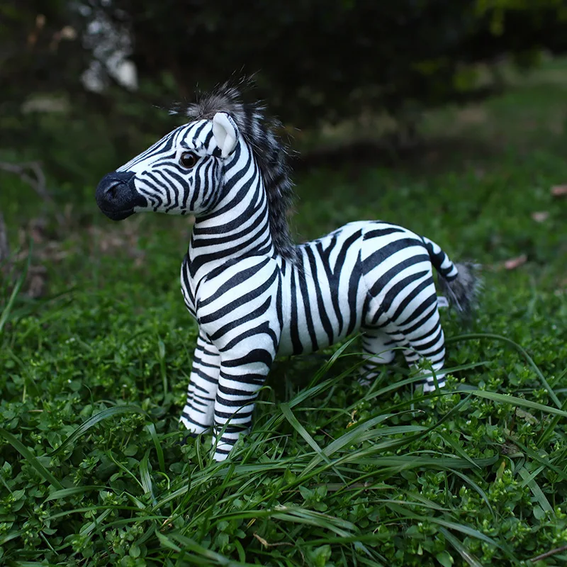 Real Life Standing Zebra Stuffed Animal Plush Toy Simulation Zebra Doll Photography Props Christmas Birthday Gifts for Real Life Standing Zebra Stuffed Animal Plush Toy Simulation Zebra Doll Photography Props Christmas Birthday Gifts for