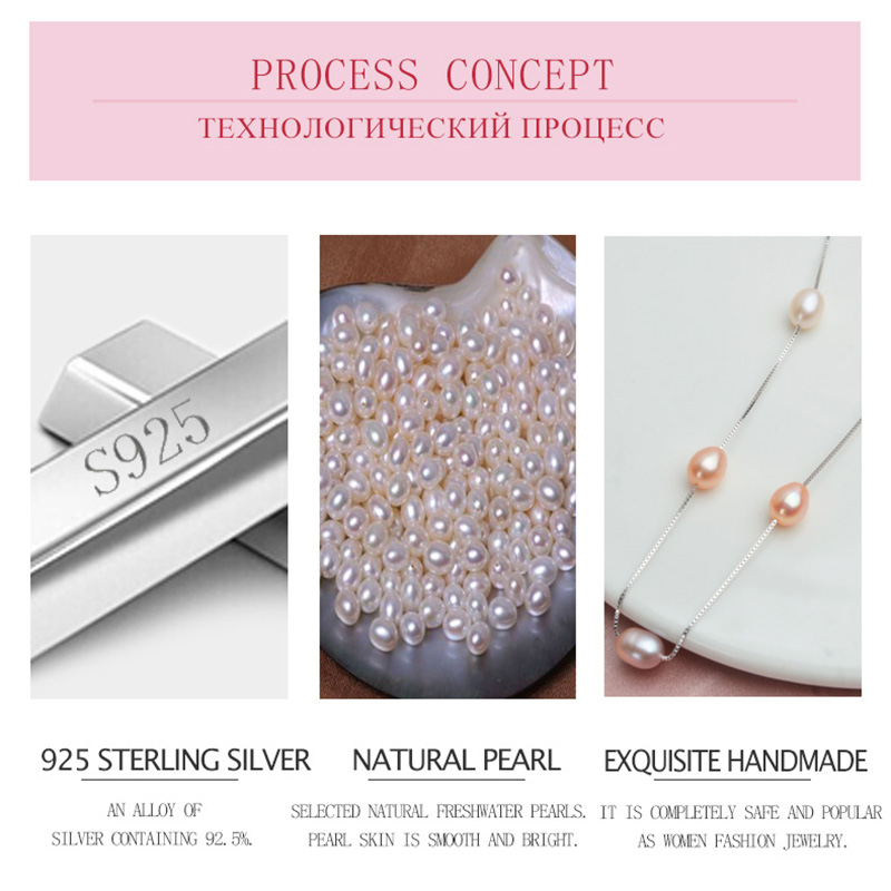 Real Pearl Necklace Women's Jewelry Real Pearl Necklace Women's Jewelry