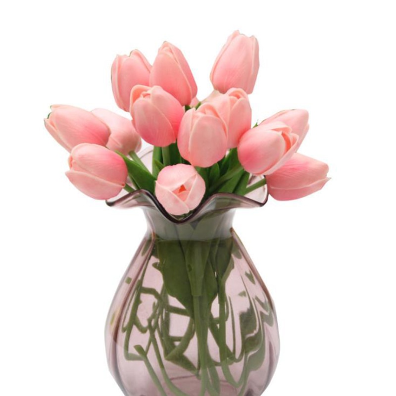 Real Touch Tulips Fake Flowers (5 Pcs) Real Touch Tulips Fake Flowers (5 Pcs)