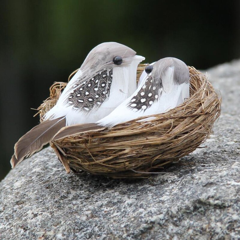 Realistic Artificial Bird Nest Decor Realistic Artificial Bird Nest Decor