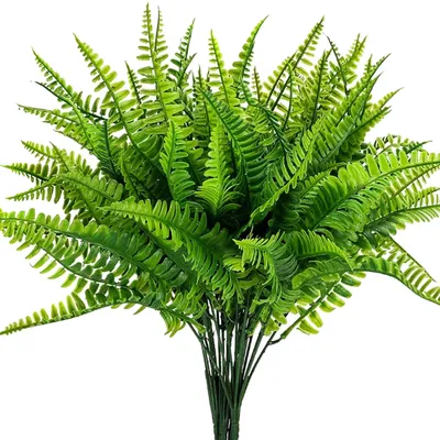 Realistic Artificial Boston Fern (4 pcs)