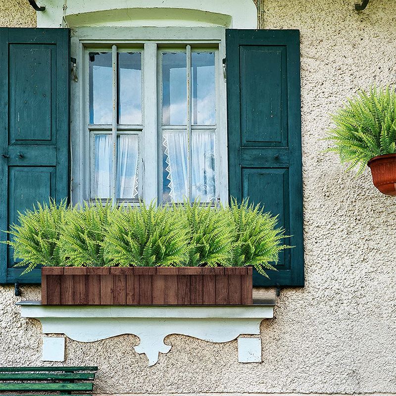 Realistic Artificial Boston Fern (4 pcs)