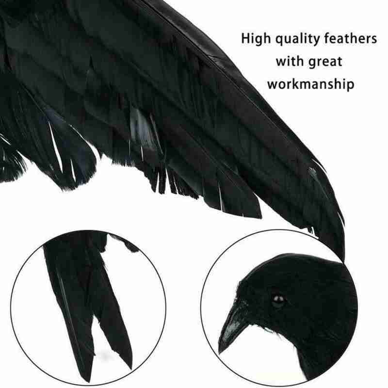 Realistic Black Fake Crows (3pcs) Realistic Black Fake Crows (3pcs)