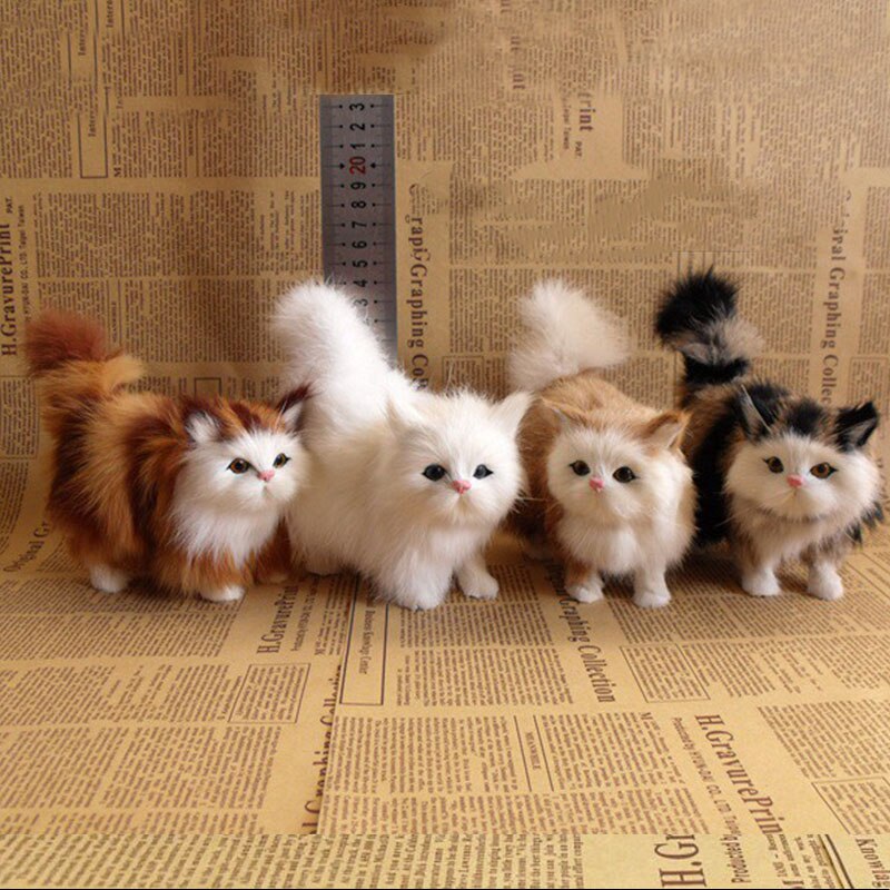 Realistic Cat Stuffed Animal Decorative Toy Realistic Cat Stuffed Animal Decorative Toy