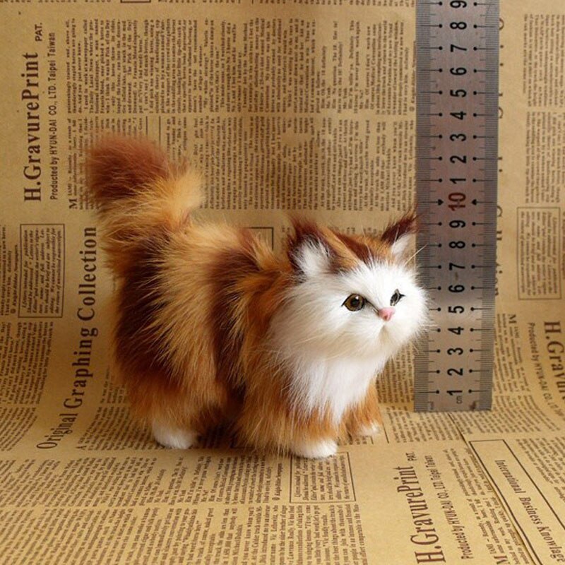 Realistic Cat Stuffed Animal Decorative Toy Realistic Cat Stuffed Animal Decorative Toy