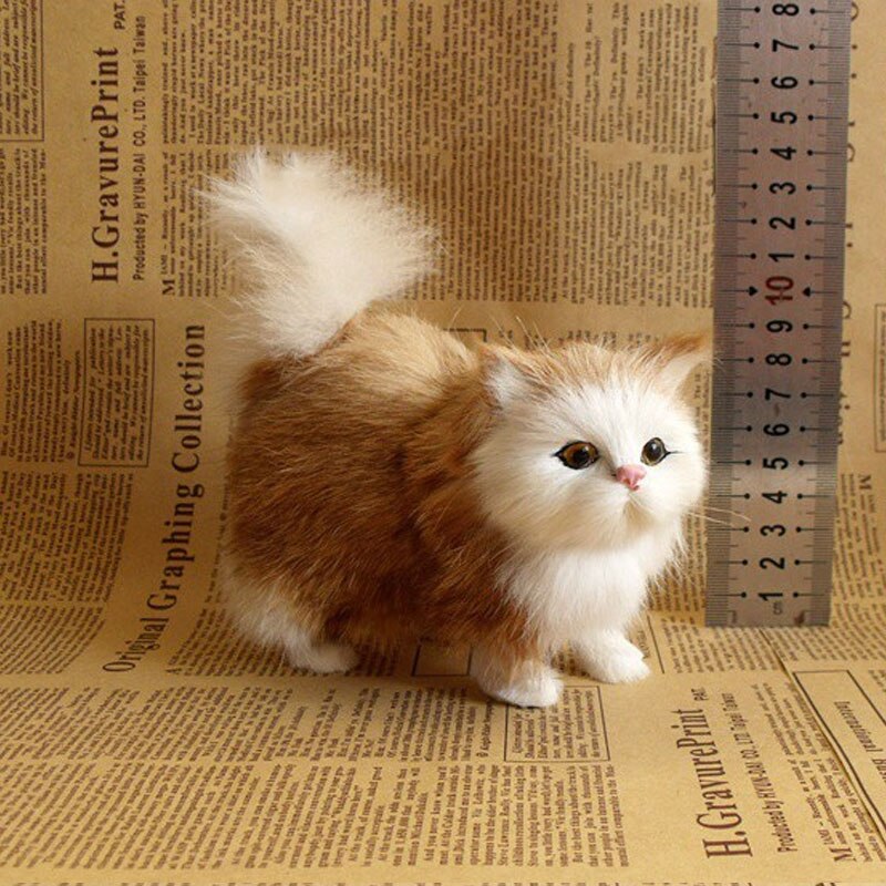 Realistic Cat Stuffed Animal Decorative Toy Realistic Cat Stuffed Animal Decorative Toy