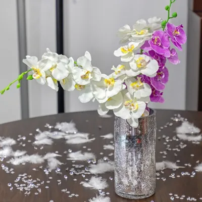 Realistic Colorful Fake Orchids