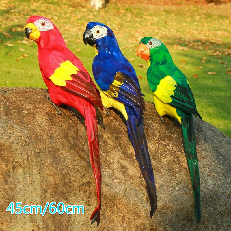 Realistic Fake Parrot Ornament Realistic Fake Parrot Ornament