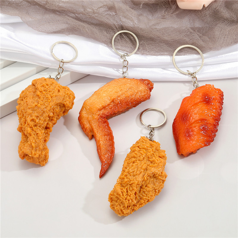 Realistic Fried Chicken Keyring