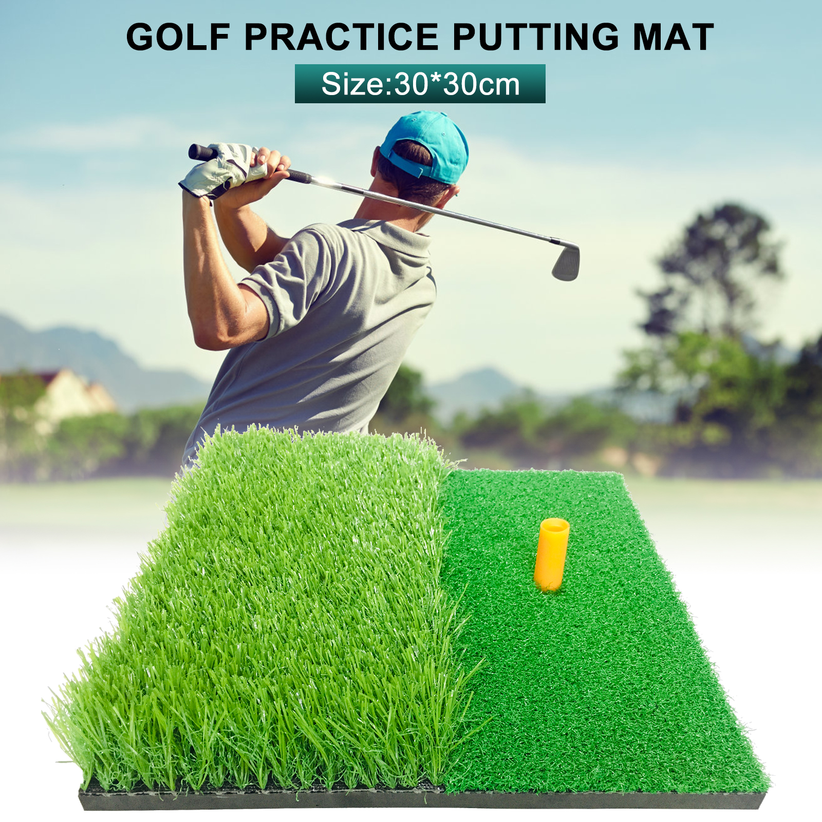 Realistic Grass Turf Golf Mat