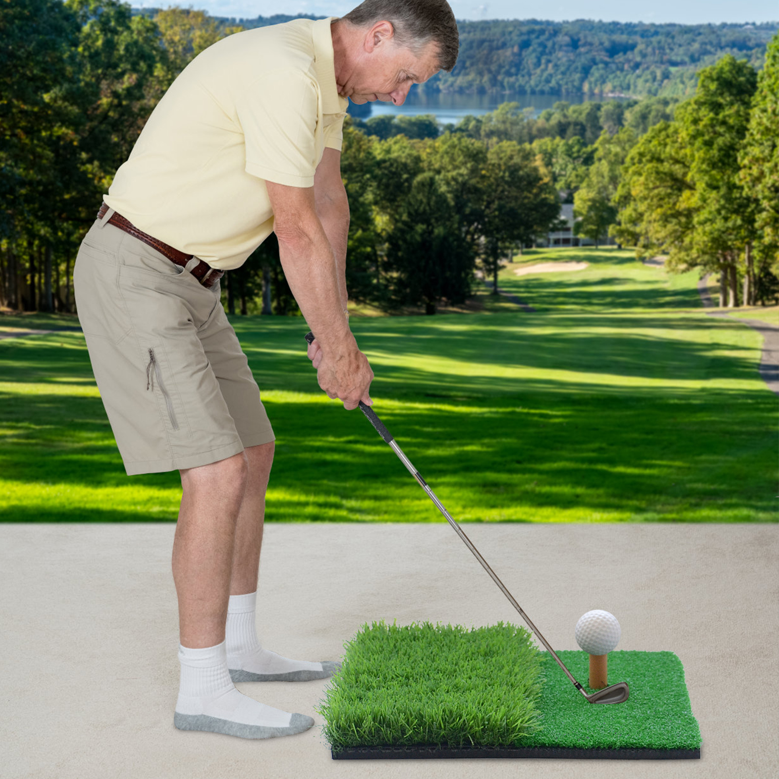 Realistic Grass Turf Golf Mat