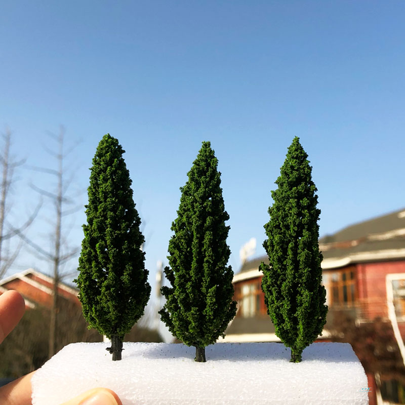 Realistic Miniature Pine Trees (3pcs)