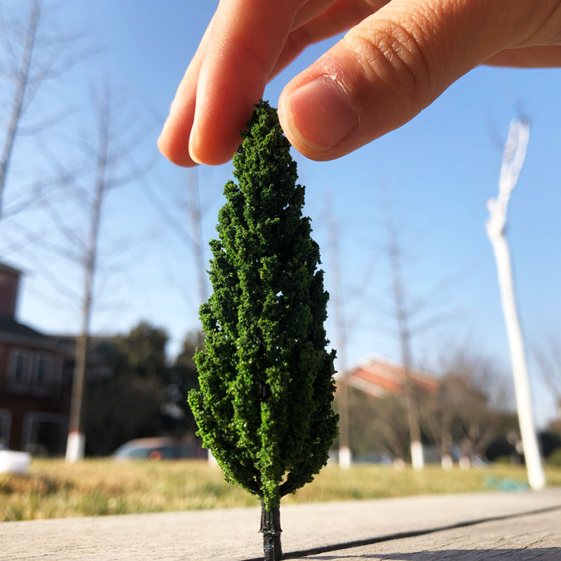 Realistic Miniature Pine Trees (3pcs)
